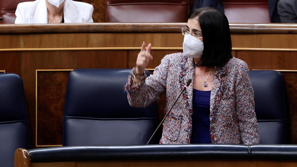 La ministra de Sanidad, Carolina Darias.