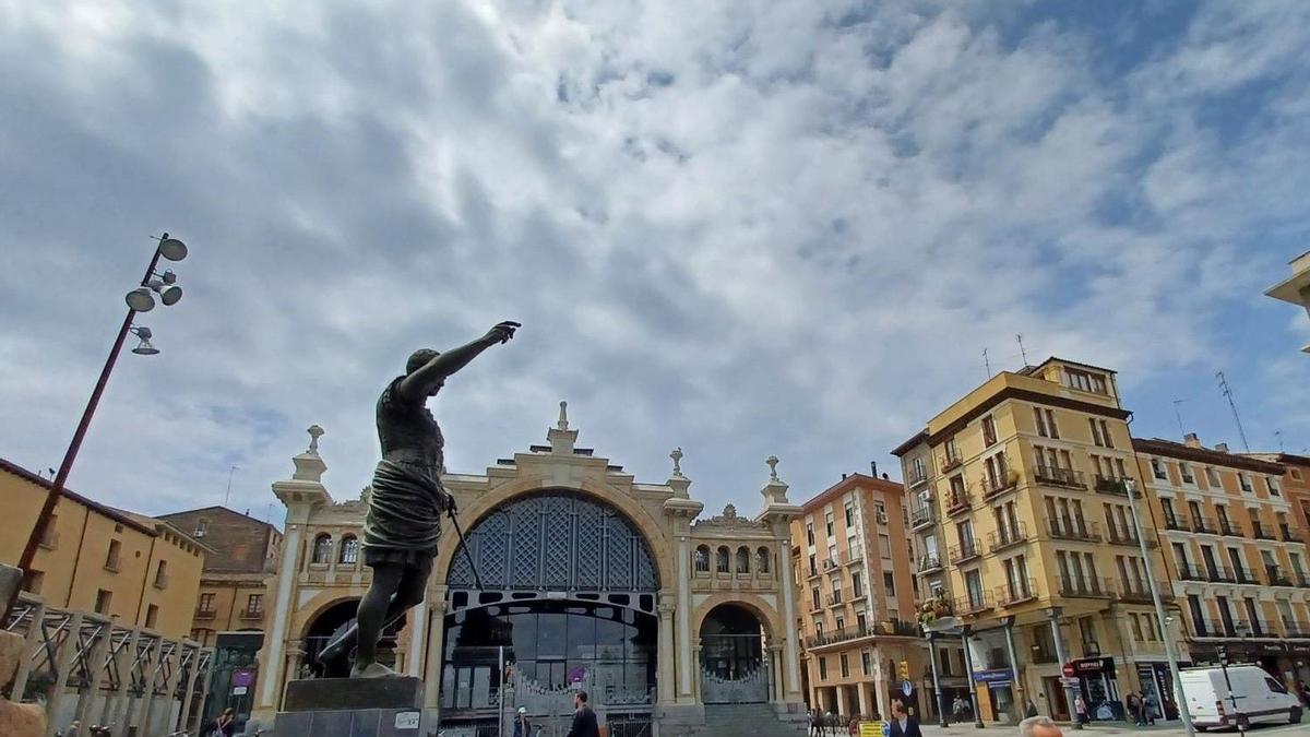 Nubes sobre Zaragoza