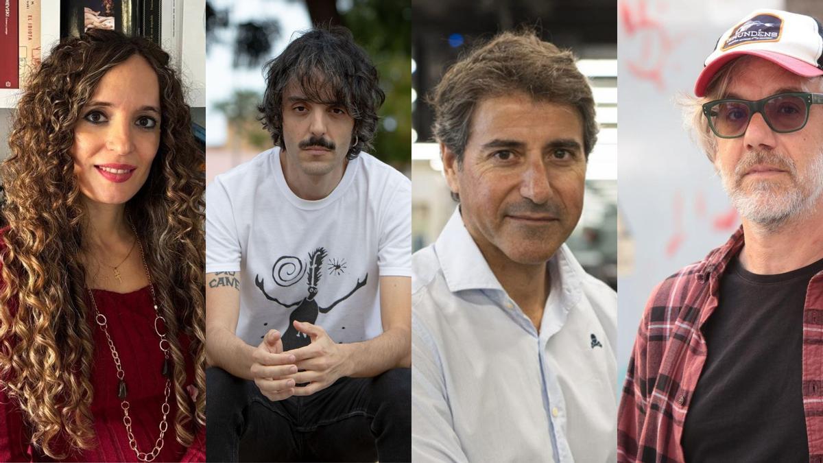 Carmen María López, Carlos Santos, Miguel Ángel Ruiz y Alfonso García, finalistas del Premio Libro del Año Región de Murcia 2024
