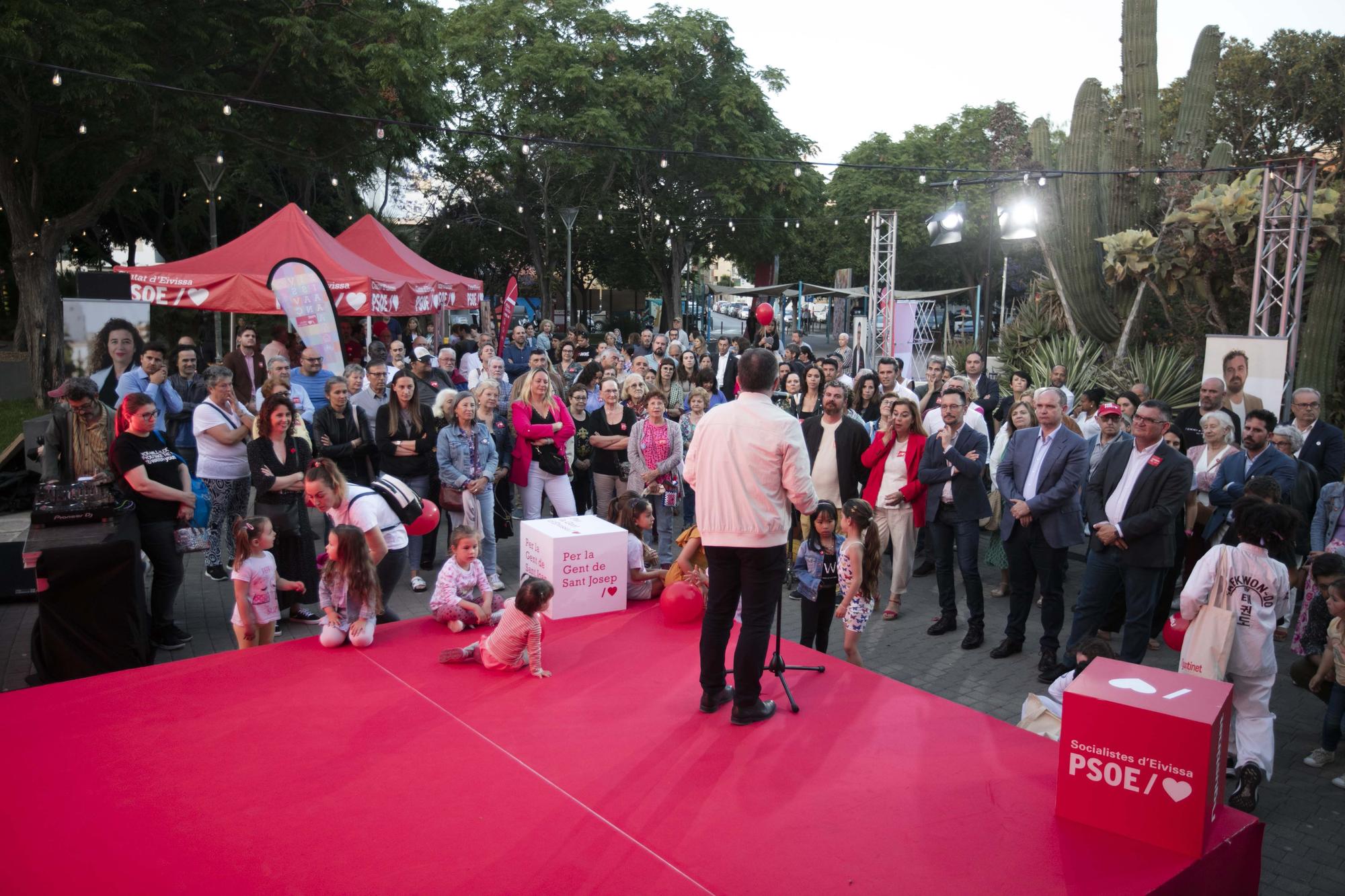 Mira aquí todas las fotos del acto de cierre de campaña del PSOE de Ibiza