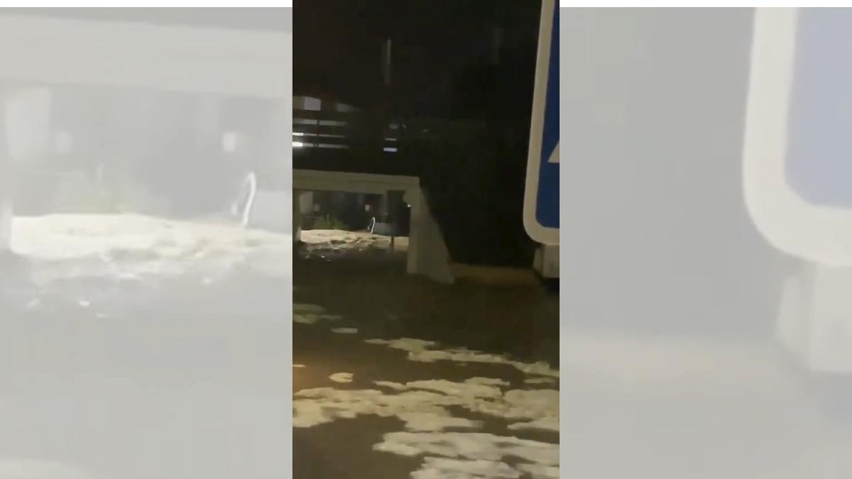 Alerta roja en Málaga: crecida del río Guadalhorce