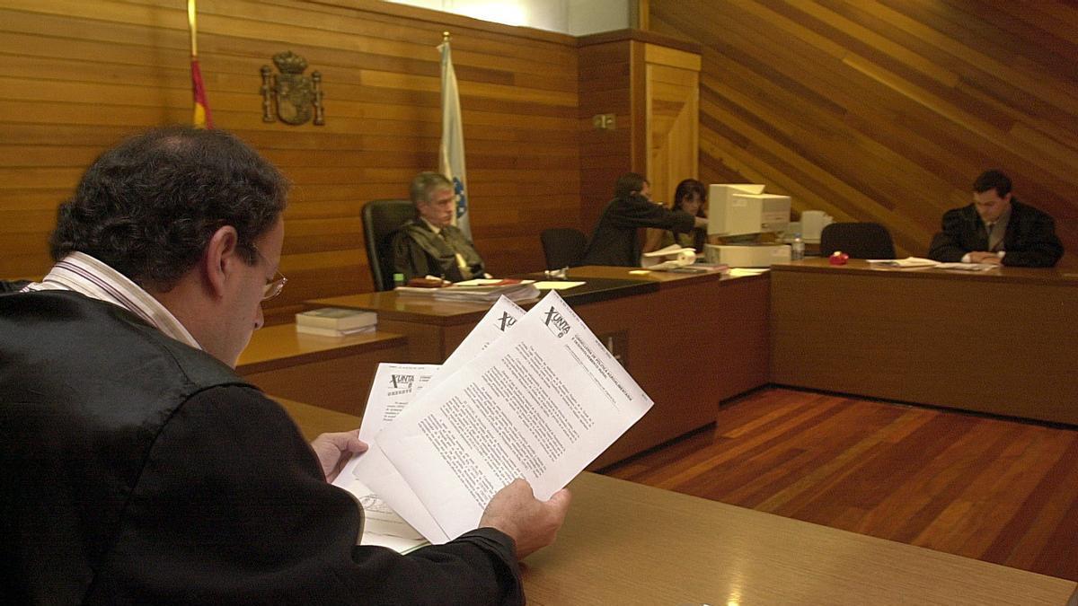 Un procedimiento con intervención de un letrado de la Xunta.