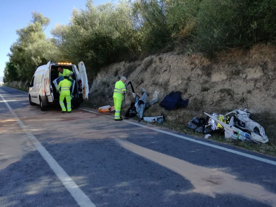 Un camionero muere tras un choque frontal contra un coche en Muro