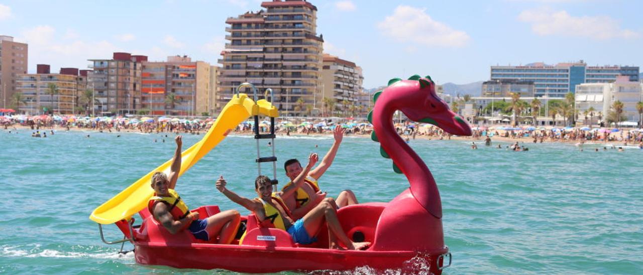 Pedaleando sobre el mar de Gandia