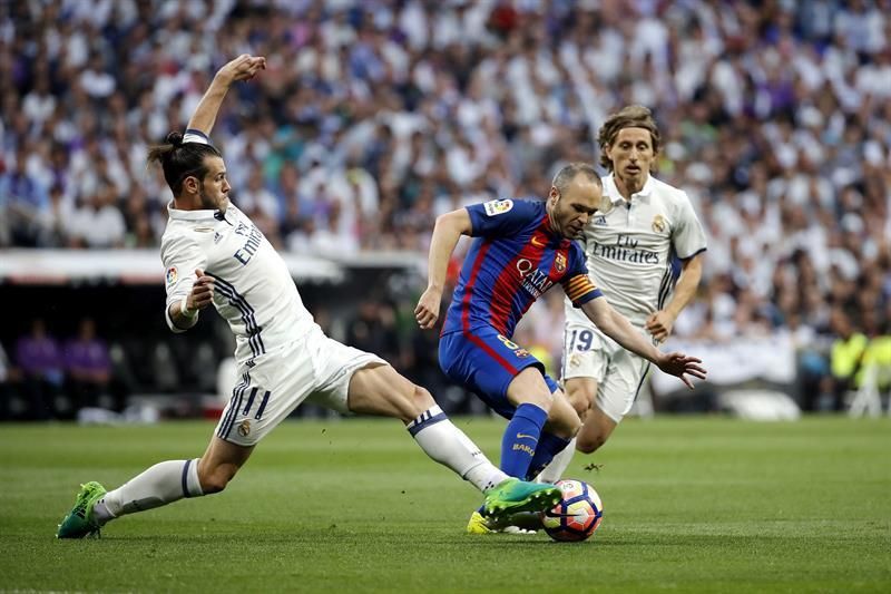 Imágenes del Clásico entre Real Madrid y Barcelona.