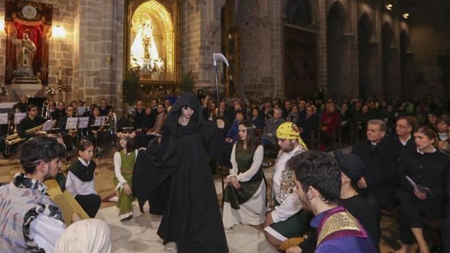 La representación en la Colegiata del «Cant de la Sibil·la» del año pasado.