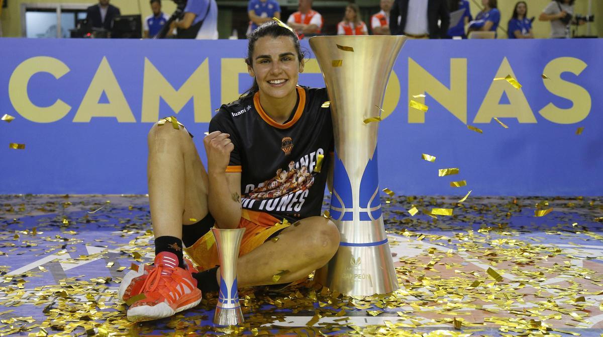 Leticia Romero, jugadora de 27 años que lleva los últimos cuatro en el proyecto del Valencia BC