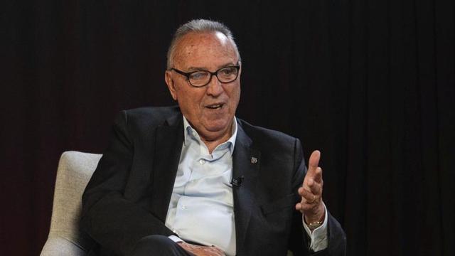 Joan Gaspart, en una entrevista. | PATRICIO ORTIZ