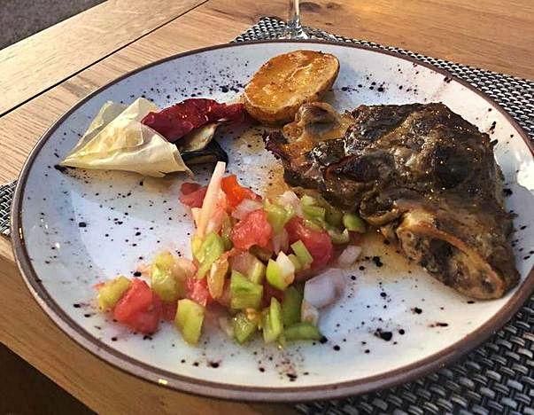 Uno de los platos de S'Hort de sa Vall.