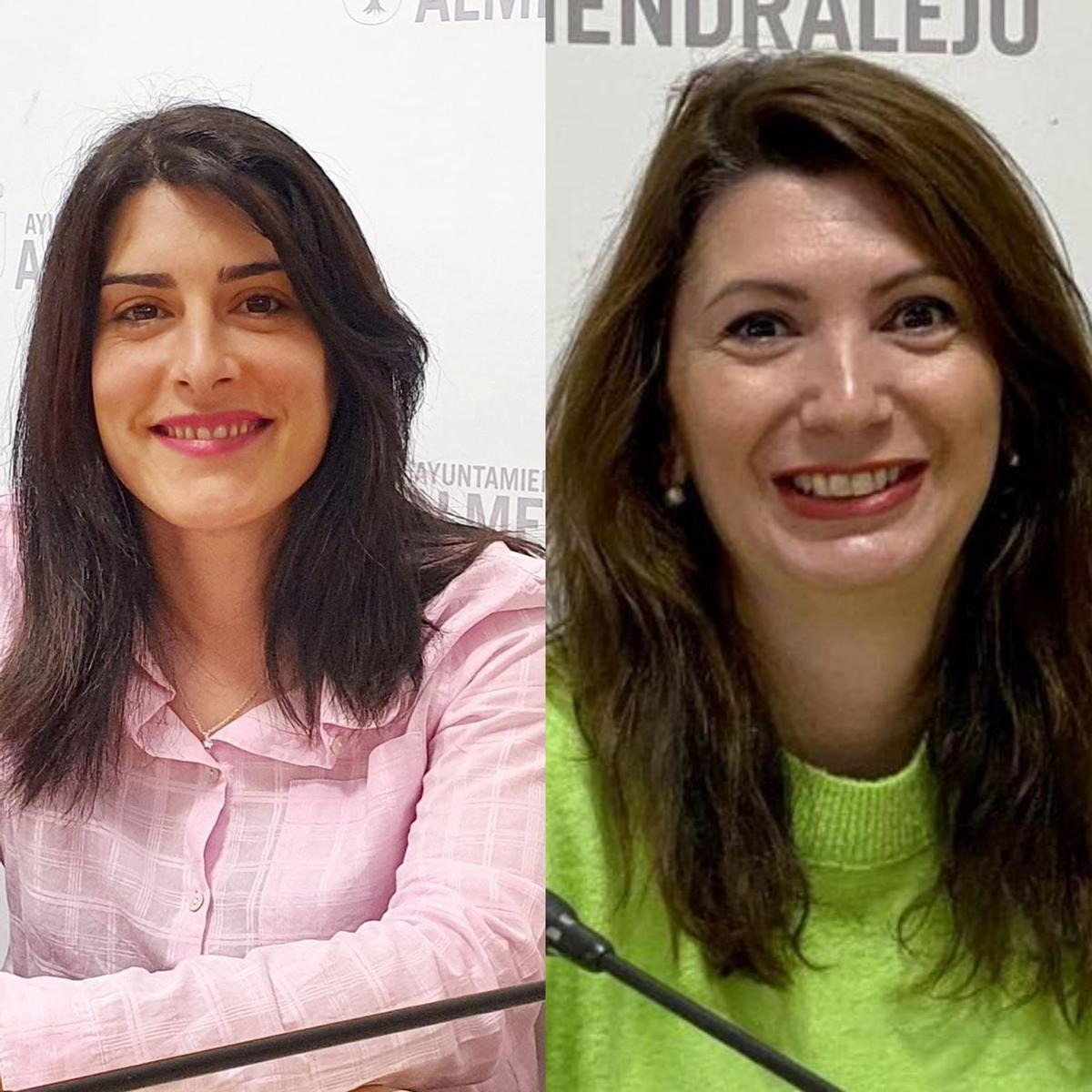 Tamara Rodríguez e Isabel Ballesteros.