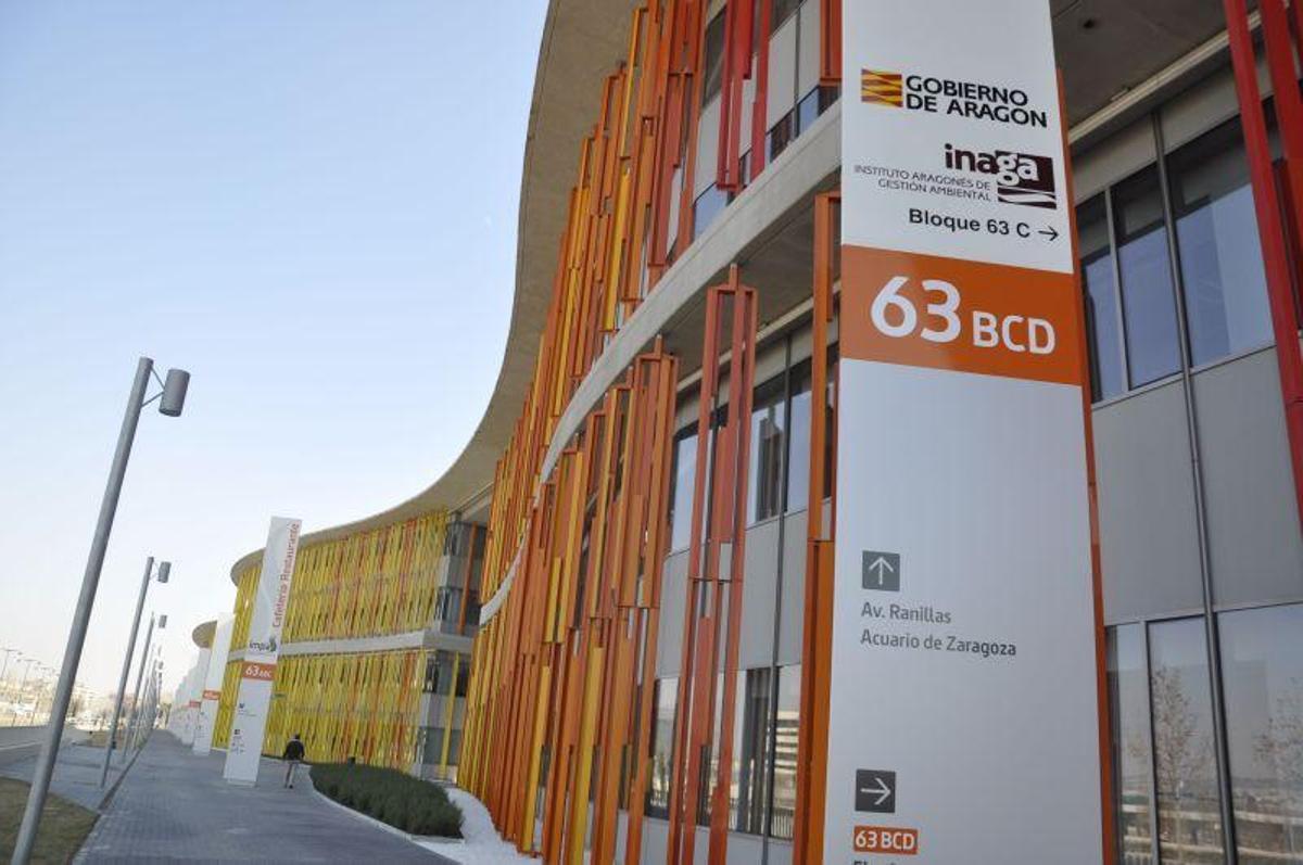 Sede del Inaga, en el recinto Expo.