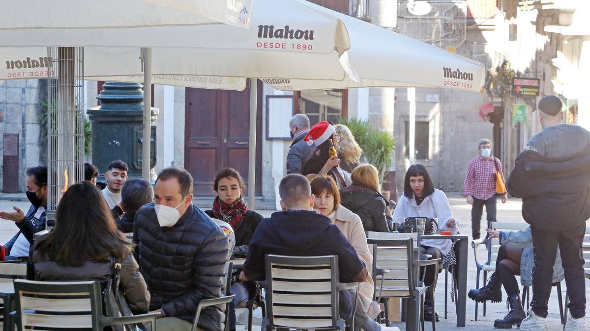 Vigo disfruta del día de Navidad al sol