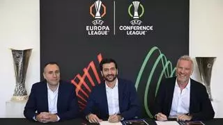 La Europa League y la Conference se jugarán con un balón del Decathlon