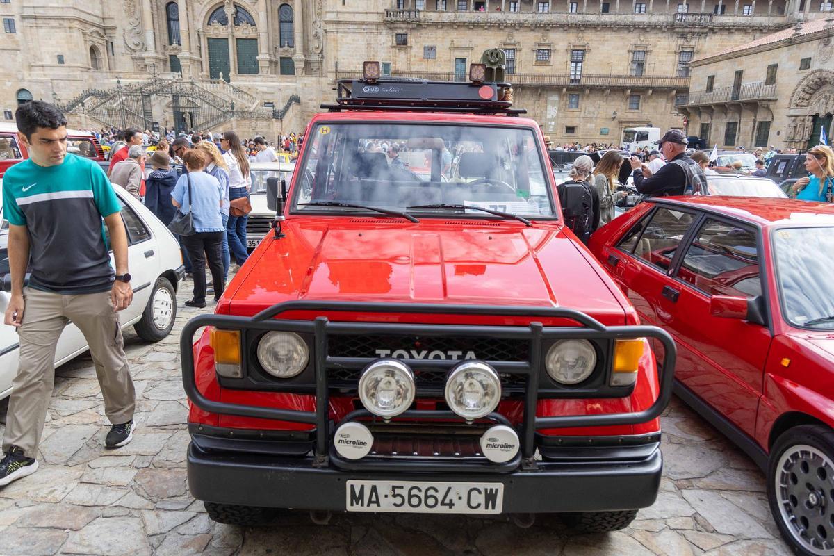 Concentración de Vehículos Históricos reúne este sábado en Santiago unos 170 automóviles
