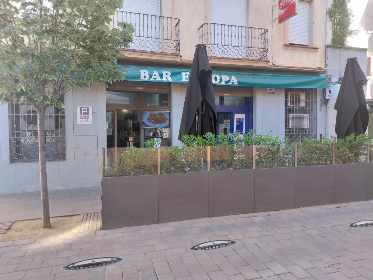 Una imagen del Bar Europa, que vendió la Lotería del Niño, en Mataró.