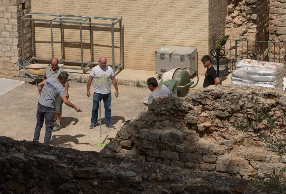 Obras en el Teatro Romano de Sagunt