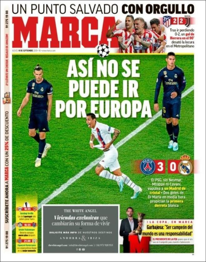 Portada del Marca del 19 de septiembre de 2019