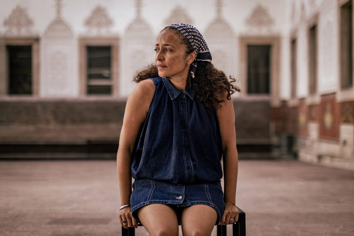 La escritora Zadie Smith, en el CCCB en Barcelona.