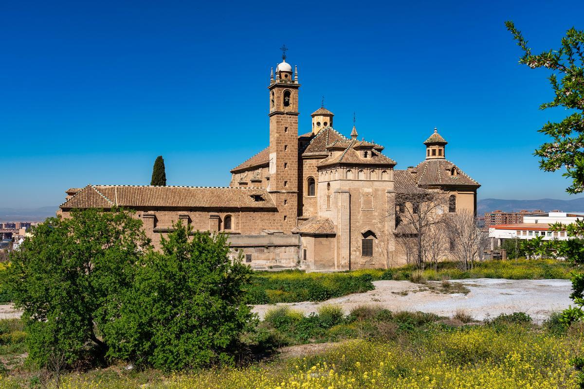 El exterior del Monasterio de la Cartuja en Granada