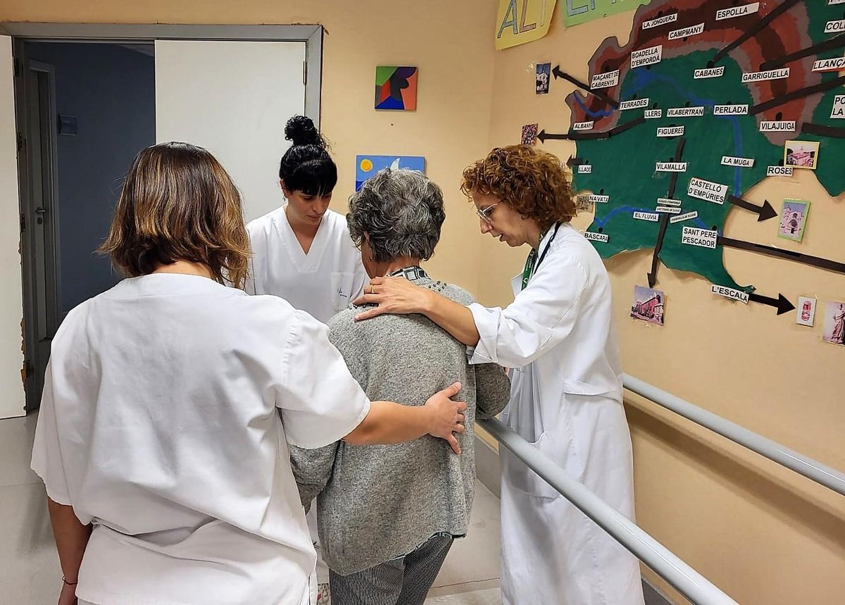 Atenció a una pacient.