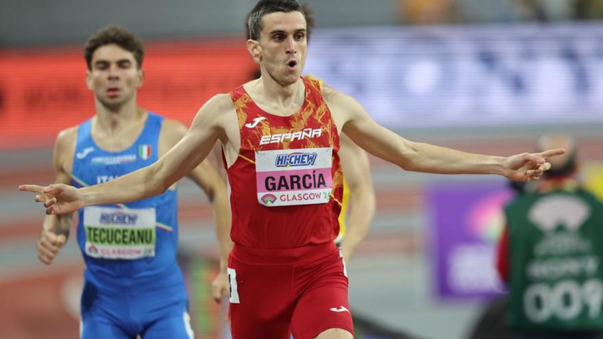 Mariano García, en una imagen del Mundial en pista. | ROBERT PERRY/EFE
