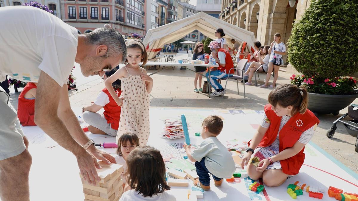 Una actividad de la pasada Noche Blanca de Avilés