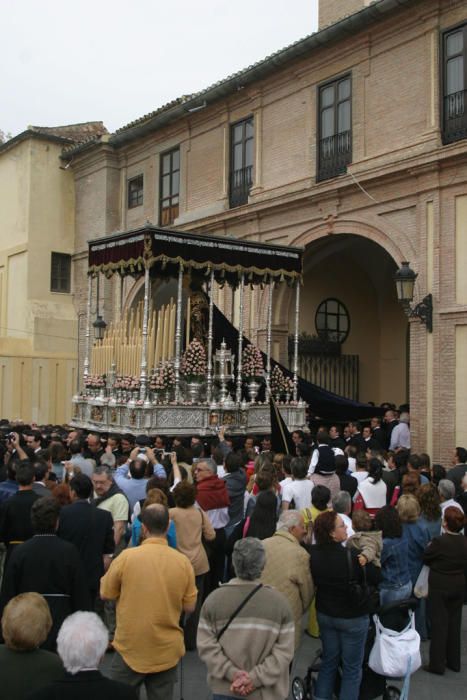 Salida de la Virgen del Monte Calvario del Santuario de la Victoria.