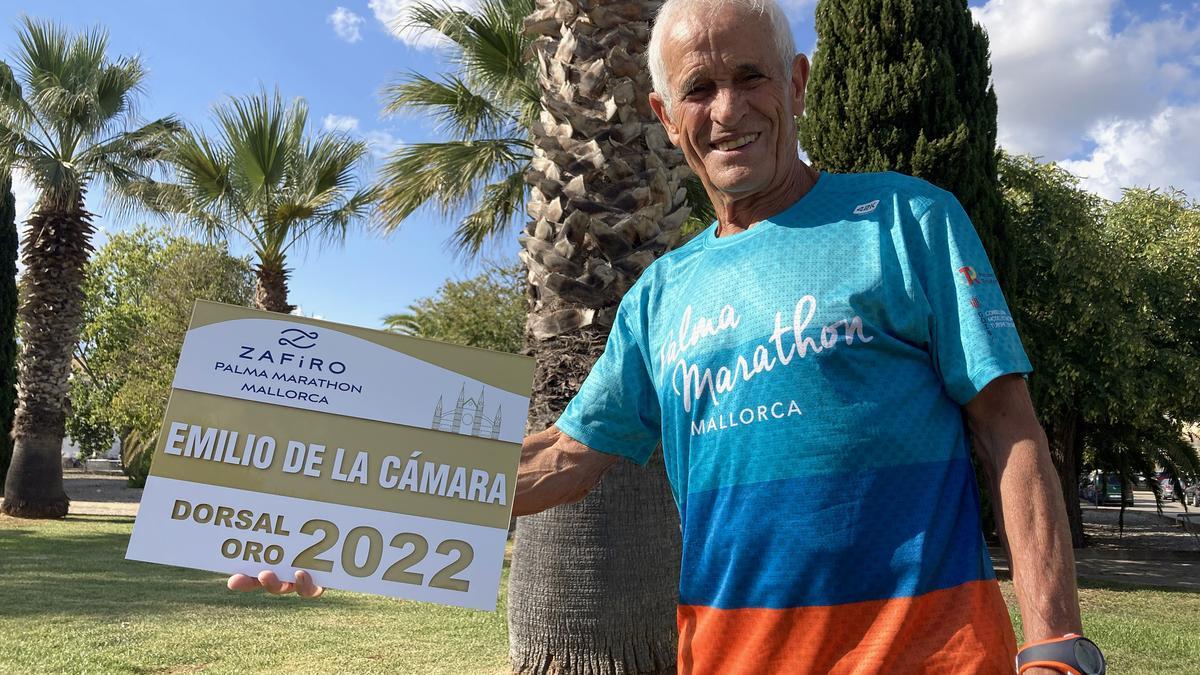 Emilio de la Cámara, en una carrera atlética hace escasos meses.