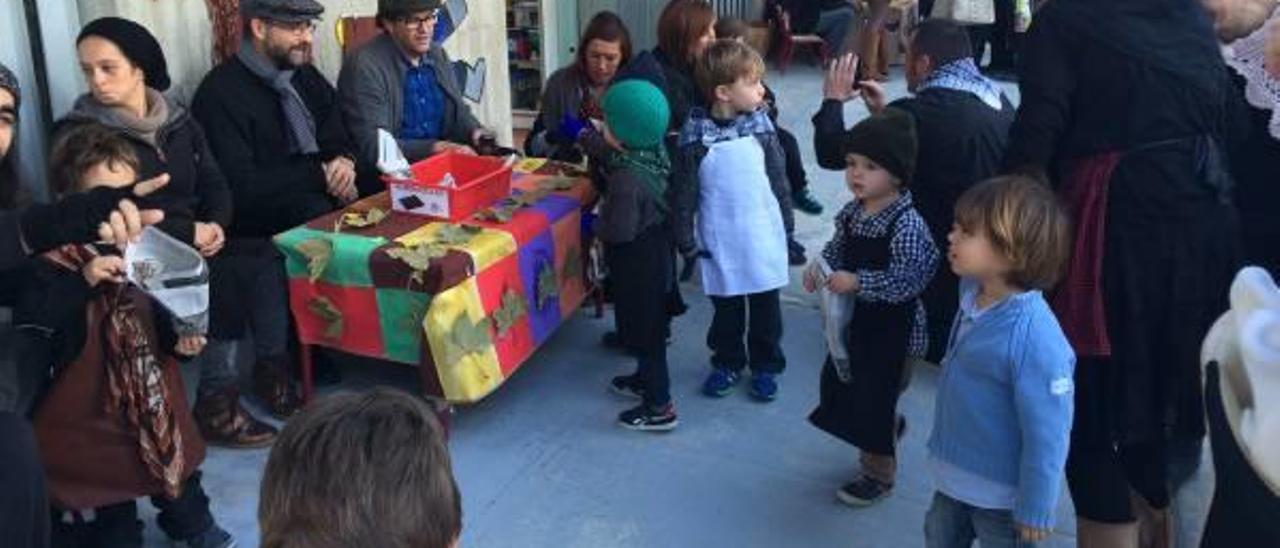 Despliegue de castañeras en los centros escolares