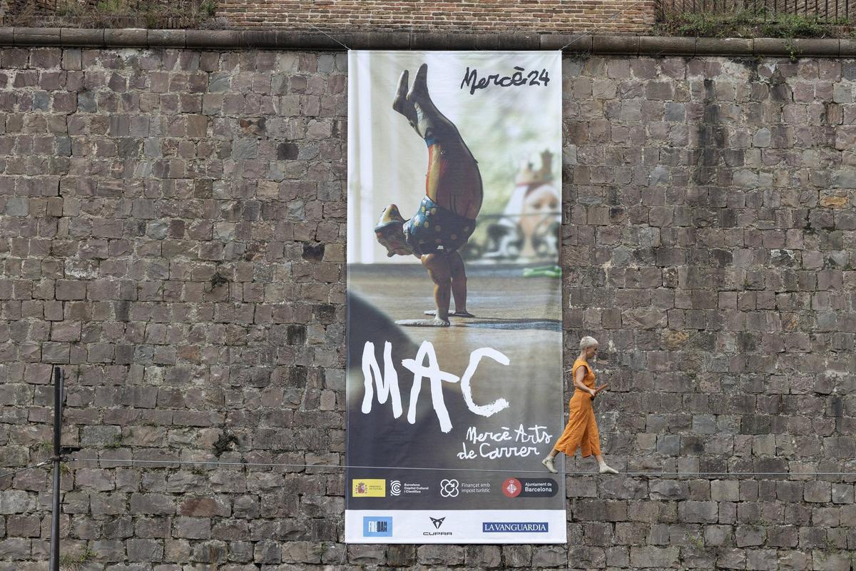 El castell de Munjüic se llena de circo como nuevo escenario de la Mercè