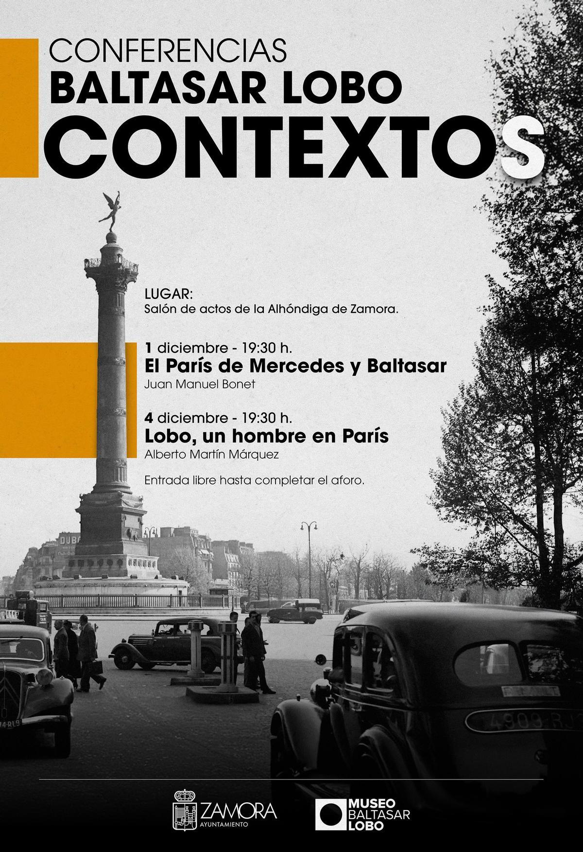 Carte de las conferencias sobre Baltasar Lobo