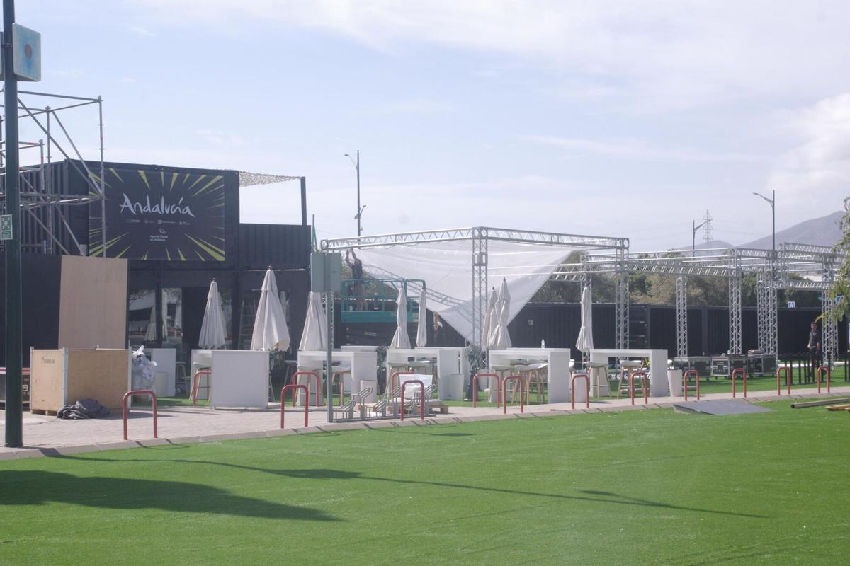 Preparativos para la San Diego Comic-Con Málaga en el Palacio de Ferias de Málaga Preparativos para la San Diego Comic-Con Málaga en el Palacio de Ferias de Málaga