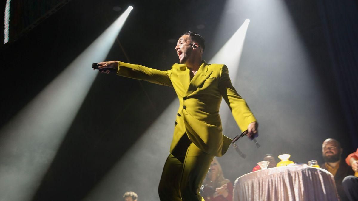 C. Tangana, en un momento de su actuación en el Sónar.