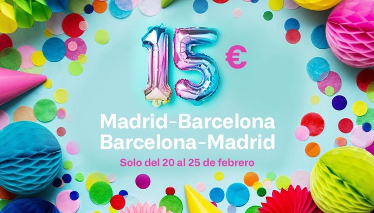 15 aniversario AVE Madrid- Barcelona. /