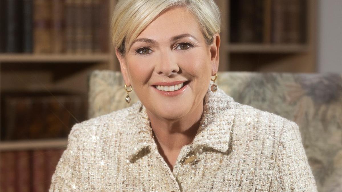 Halla Tomasdóttir, presidenta de Islandia, en la foto oficial del Gobierno del país