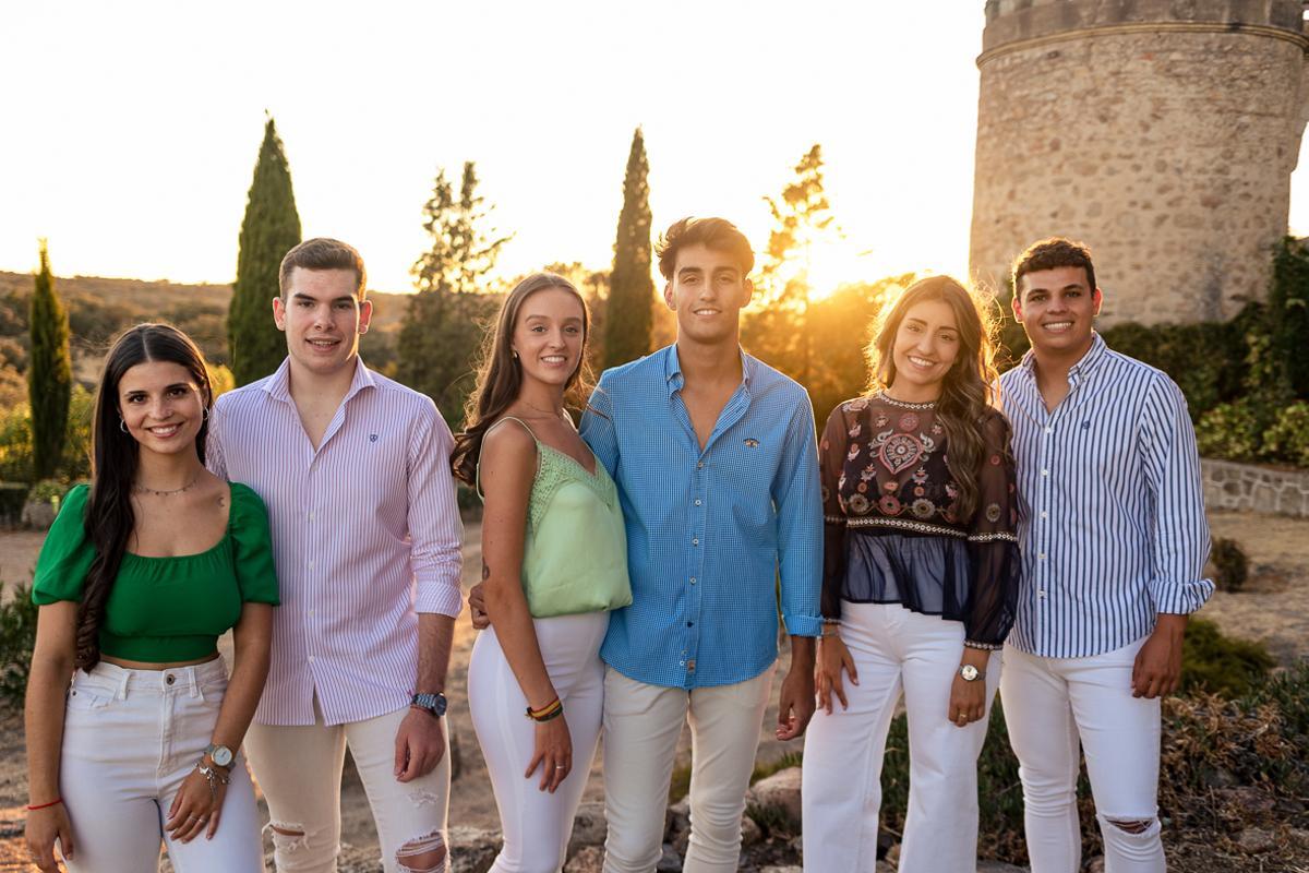 Reinas, damas y místers de las Fiestas de San Miguel en San Vicente de Alcántara.