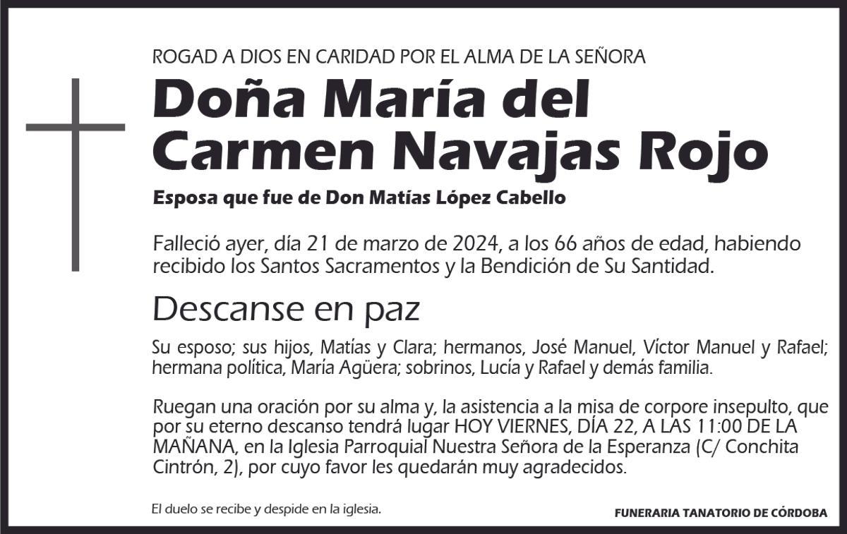 María del Carmen Navajas Rojo