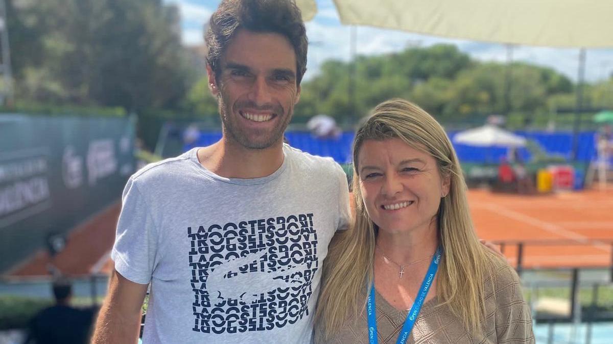 Pablo Andújar y Ana Salas, directores de los torneos que acoge el CT Valencia la semana que viene