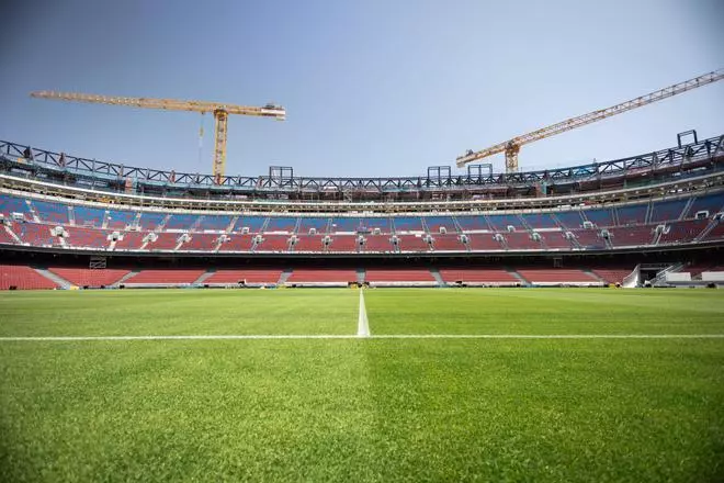 Así luce el Spotify Camp Nou antes del inicio de LaLiga 2025-26