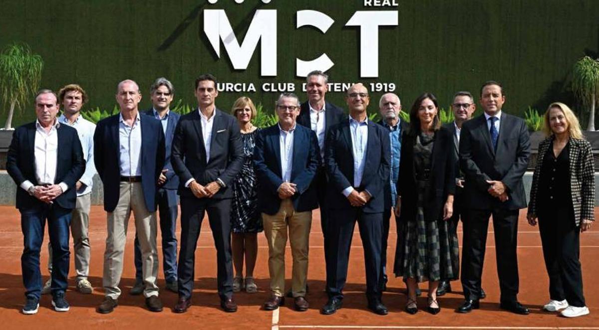 La nueva junta directiva del Real Murcia Club de Tenis