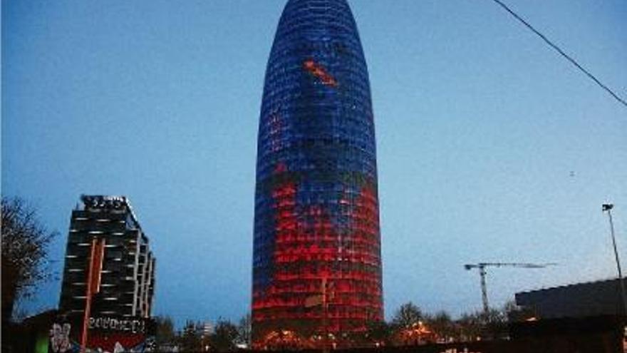 La Torre Agbar de Barcelona, l&#039;edifici on es projecta obrir un hotel de luxe.