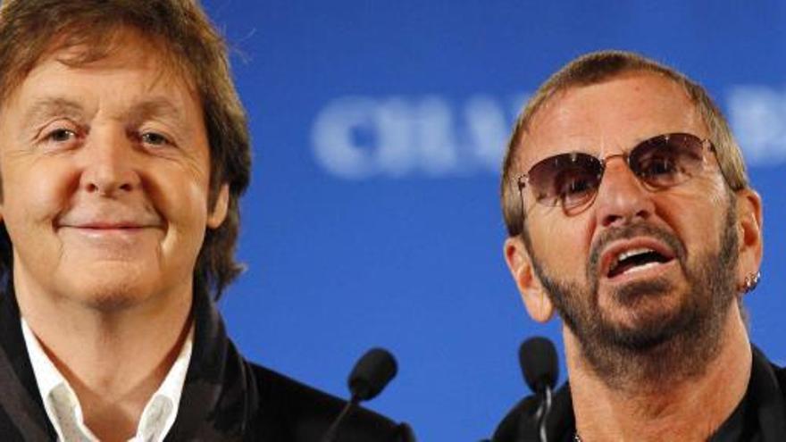 Paul McCartney y Ringo Starr actuarán juntos en los Grammy