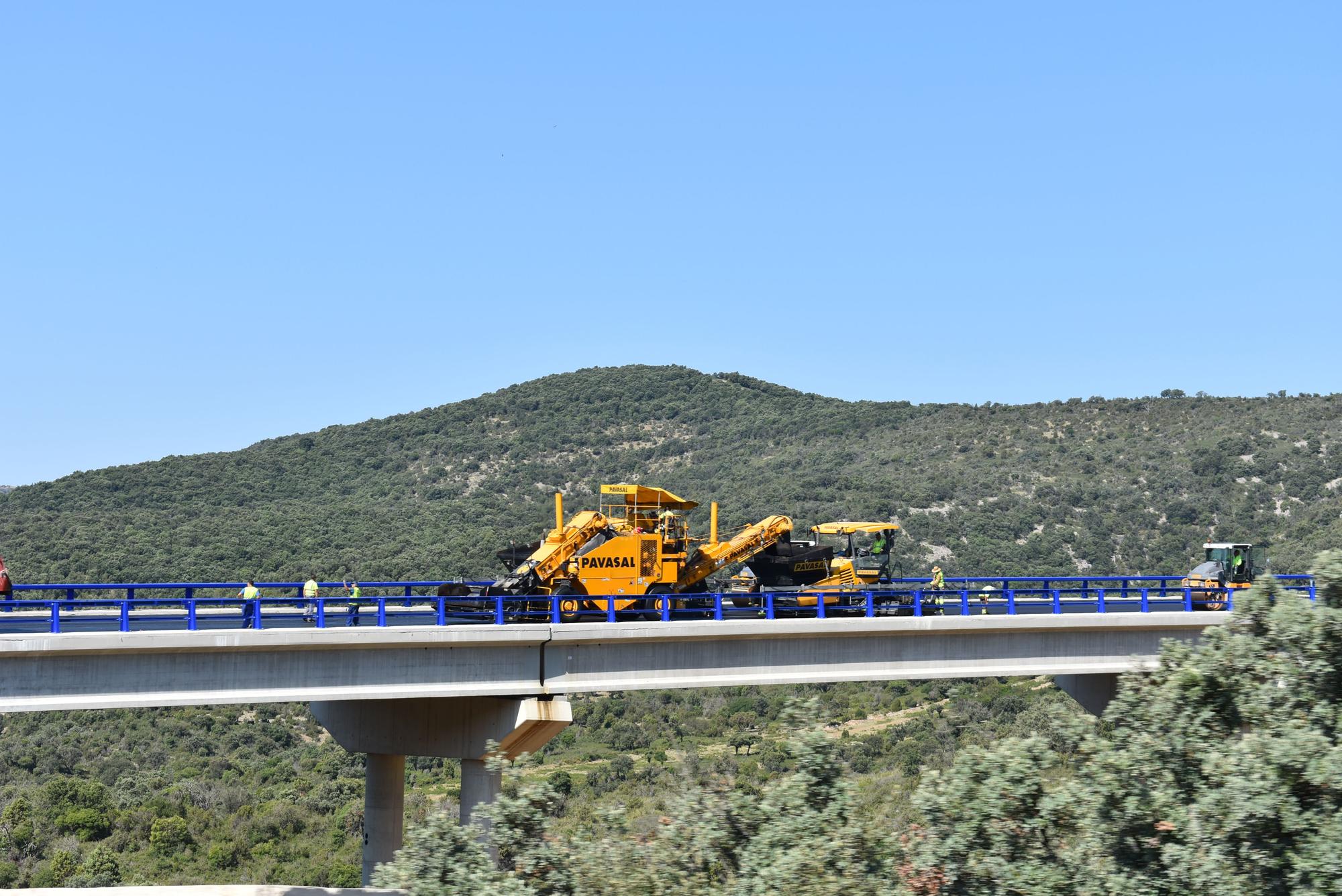 Última semana de obras en la nueva N-232 de Morella