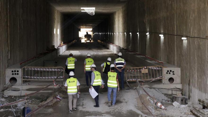 Obras del AVE en Murcia