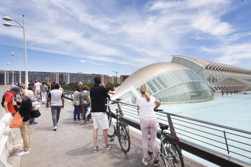 La serie de HBO 'Westworld' rueda en la Ciudad de las Artes y las Ciencias