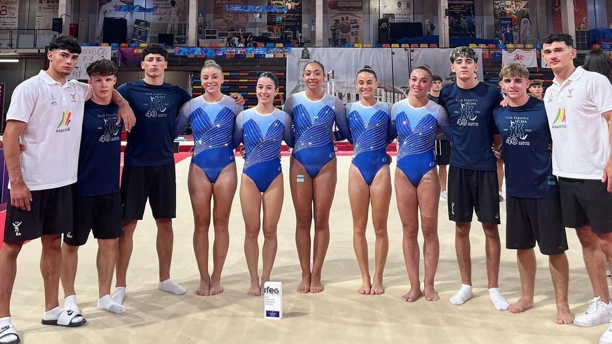 Equipo del Xelska Illes Balears participante en el campeonato de España.
