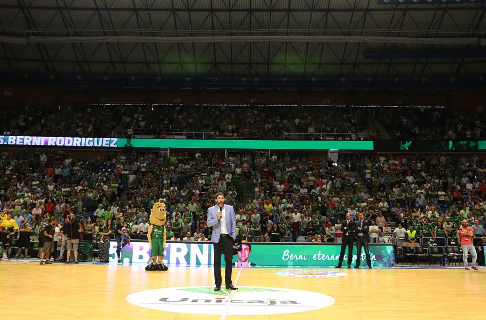 El Unicaja rinde homenaje a Berni