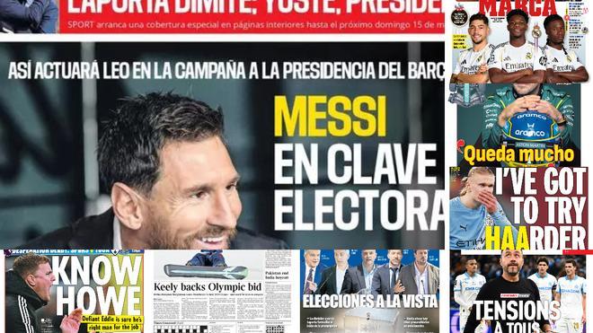 Estas son las portadas de la prensa deportiva de hoy