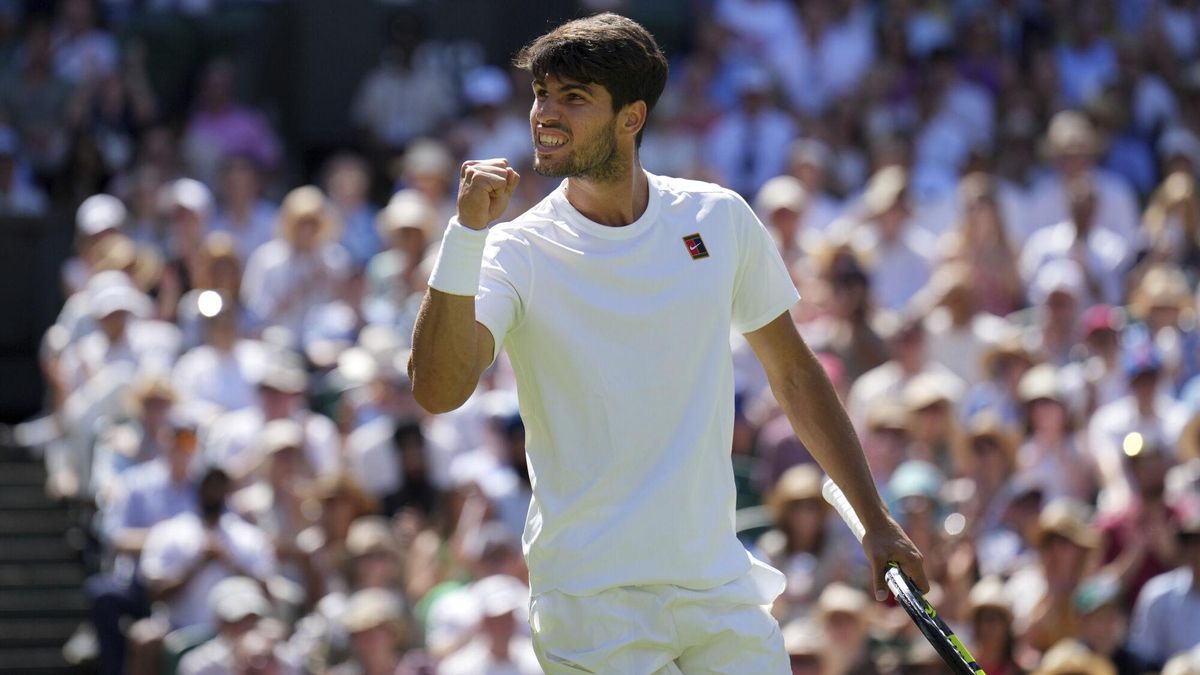 Wimbledon | Taylor Fritz - Carlos Alcaraz, en imágenes
