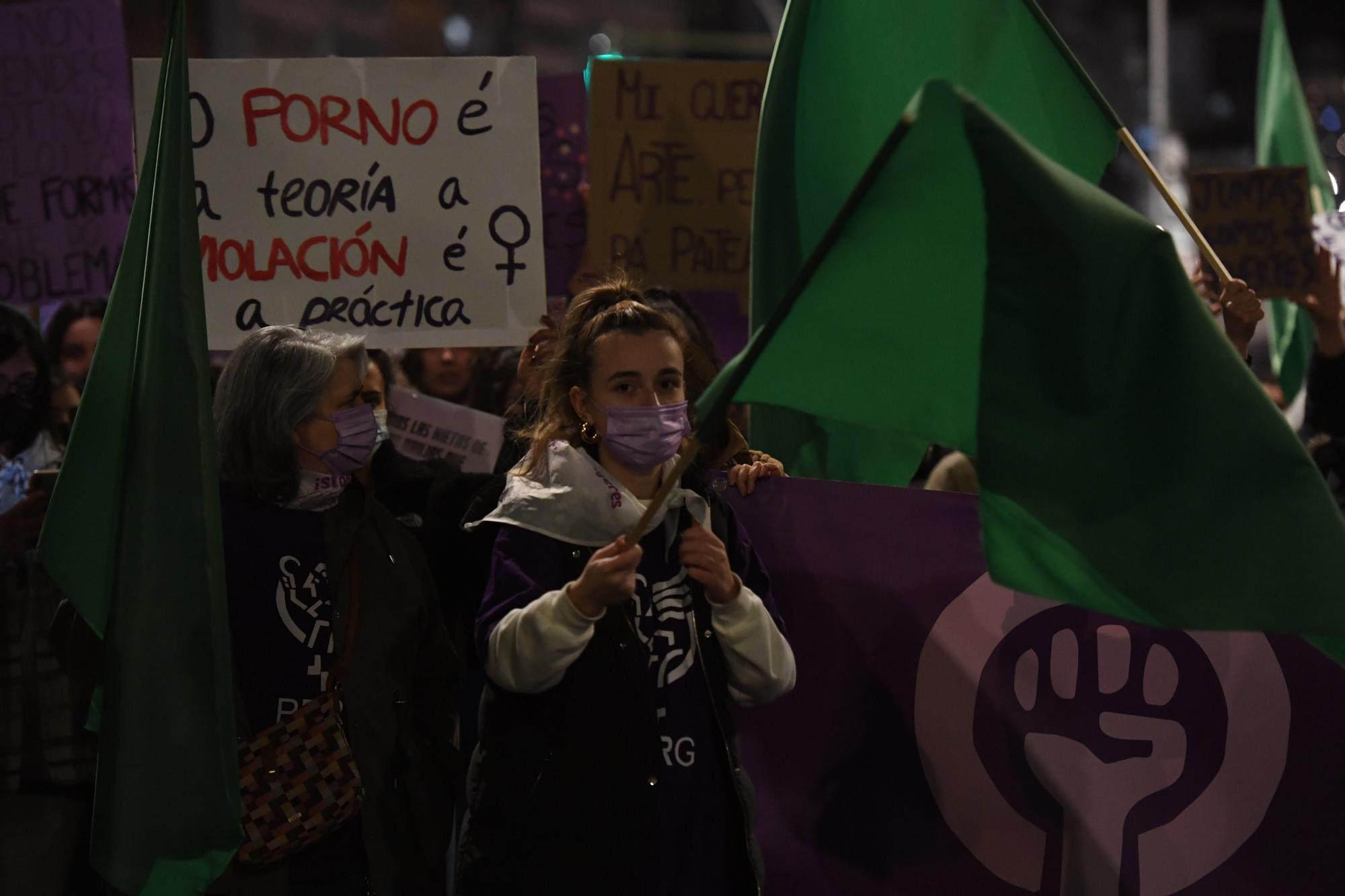 8M en A Coruña | Una marea violeta para reivindicar la igualdad